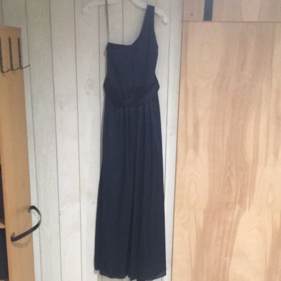 Navy blue full length dress - Picture 3 of 3